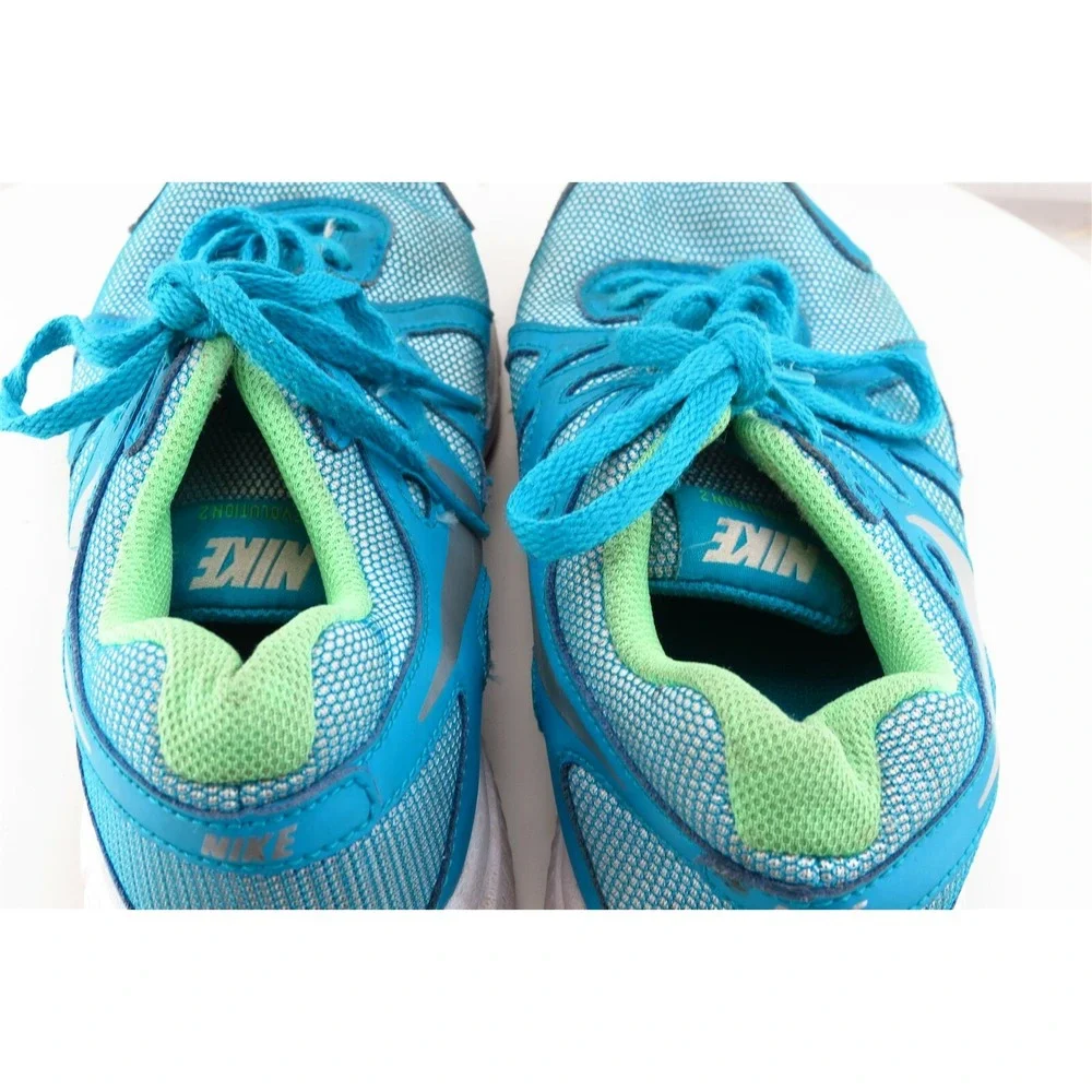 Nike Revolution 2 Youth Boys Shoes Sz 4 M Blue Mesh‎ Running